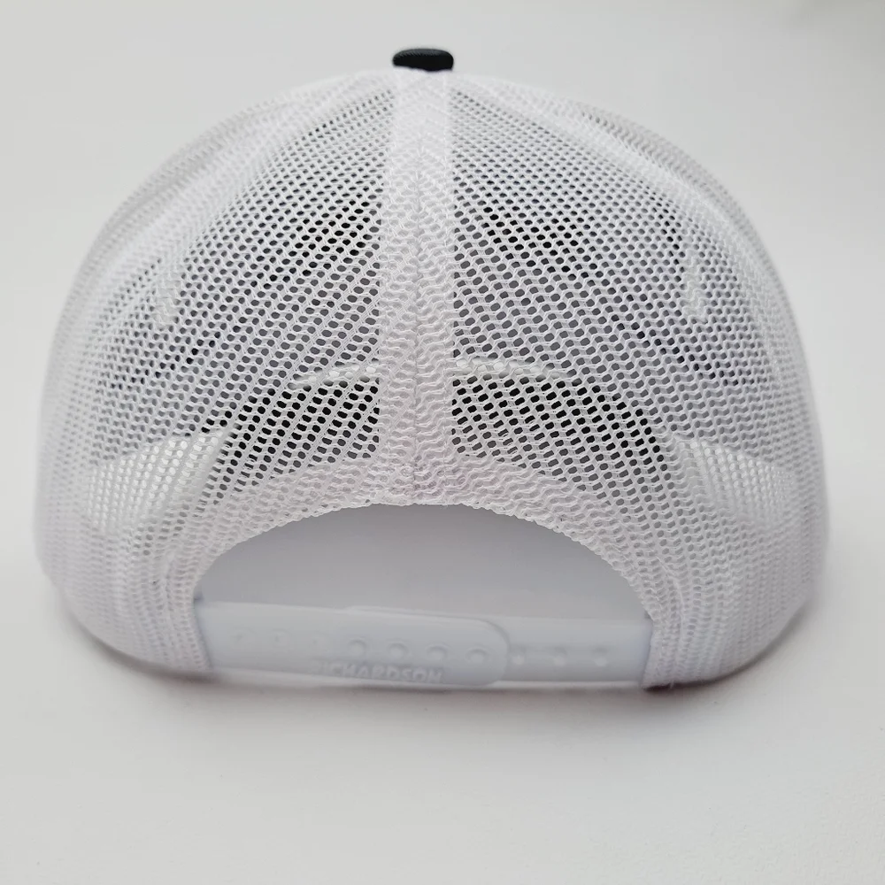 Red Bull Racing Richardson 112 Trucker Mesh Snapback Cap Hat Charcoal & White